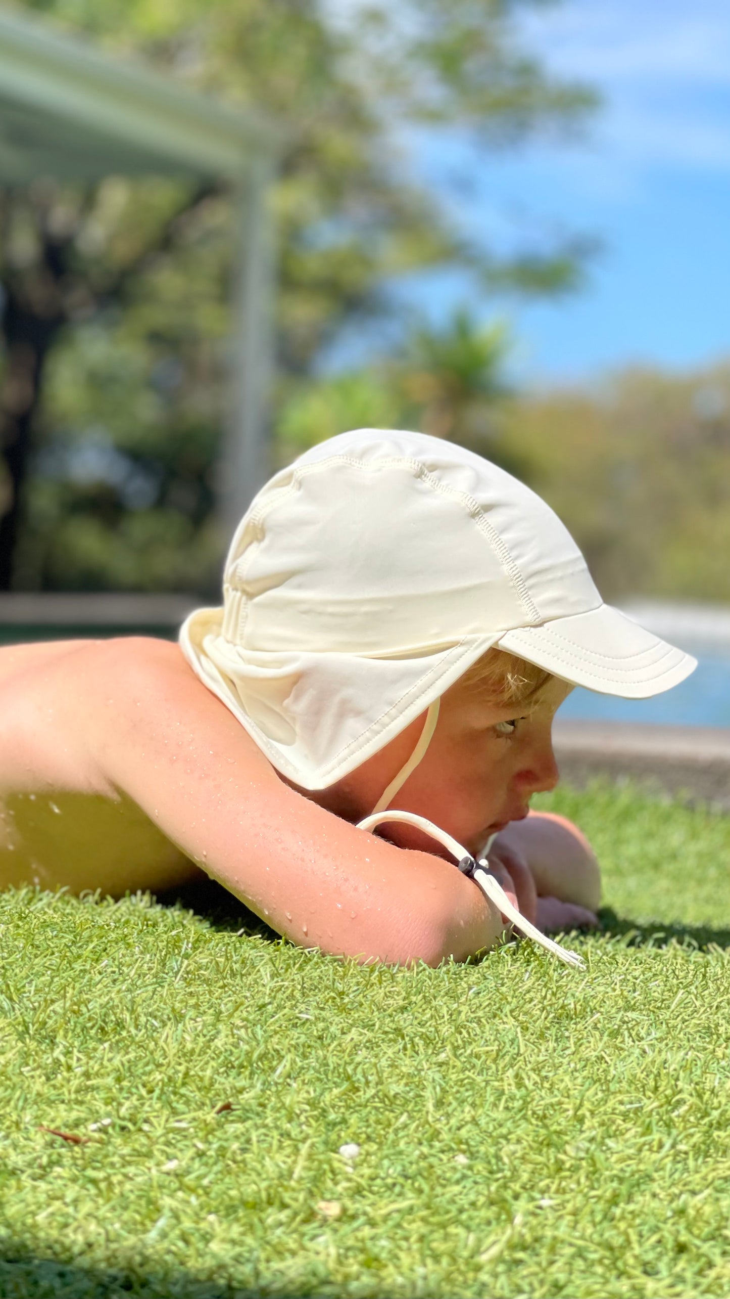 WS PRE-ORDER | legionnaire hat | swim | cream