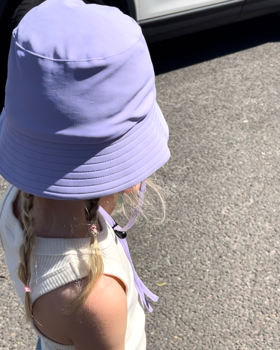 Girls Bucket Hat Mauve