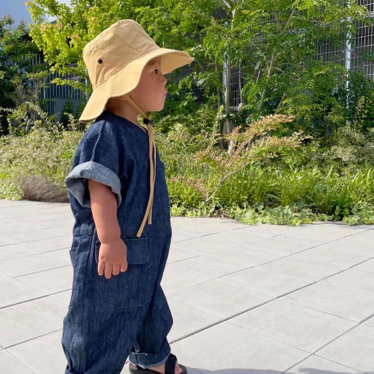 relaxed bucket hat | gold