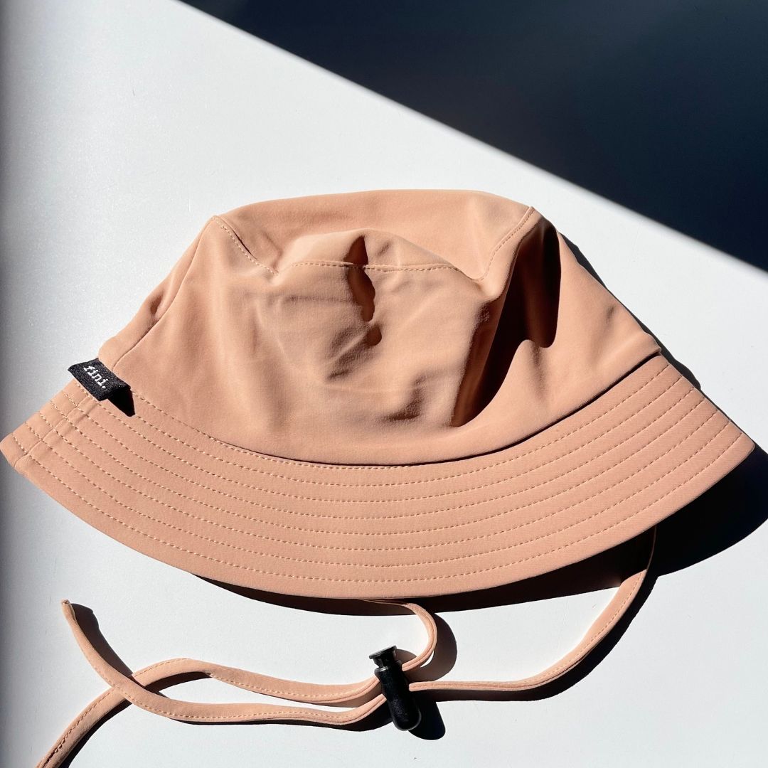 bucket hat | swim | tan
