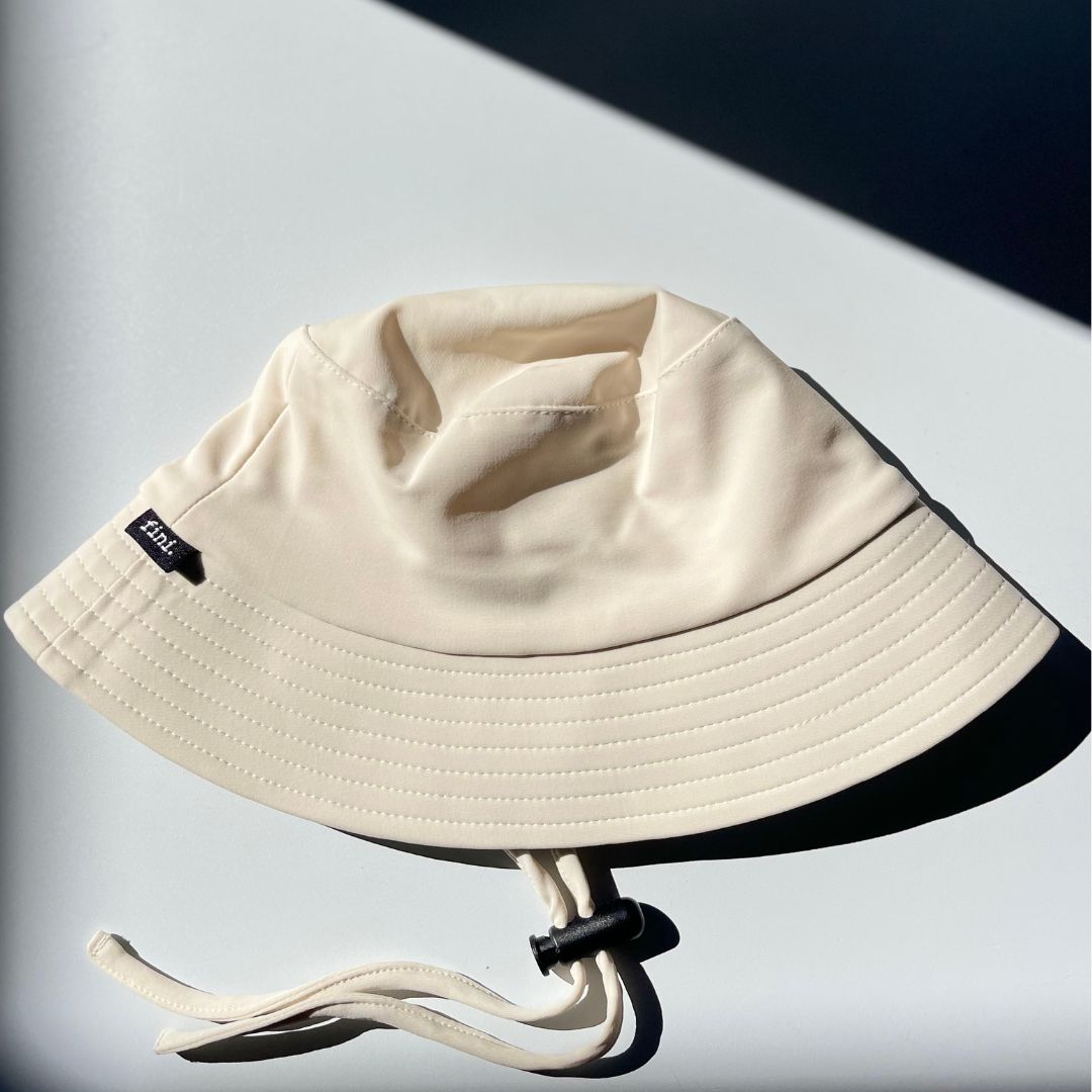 bucket hat | swim | cream