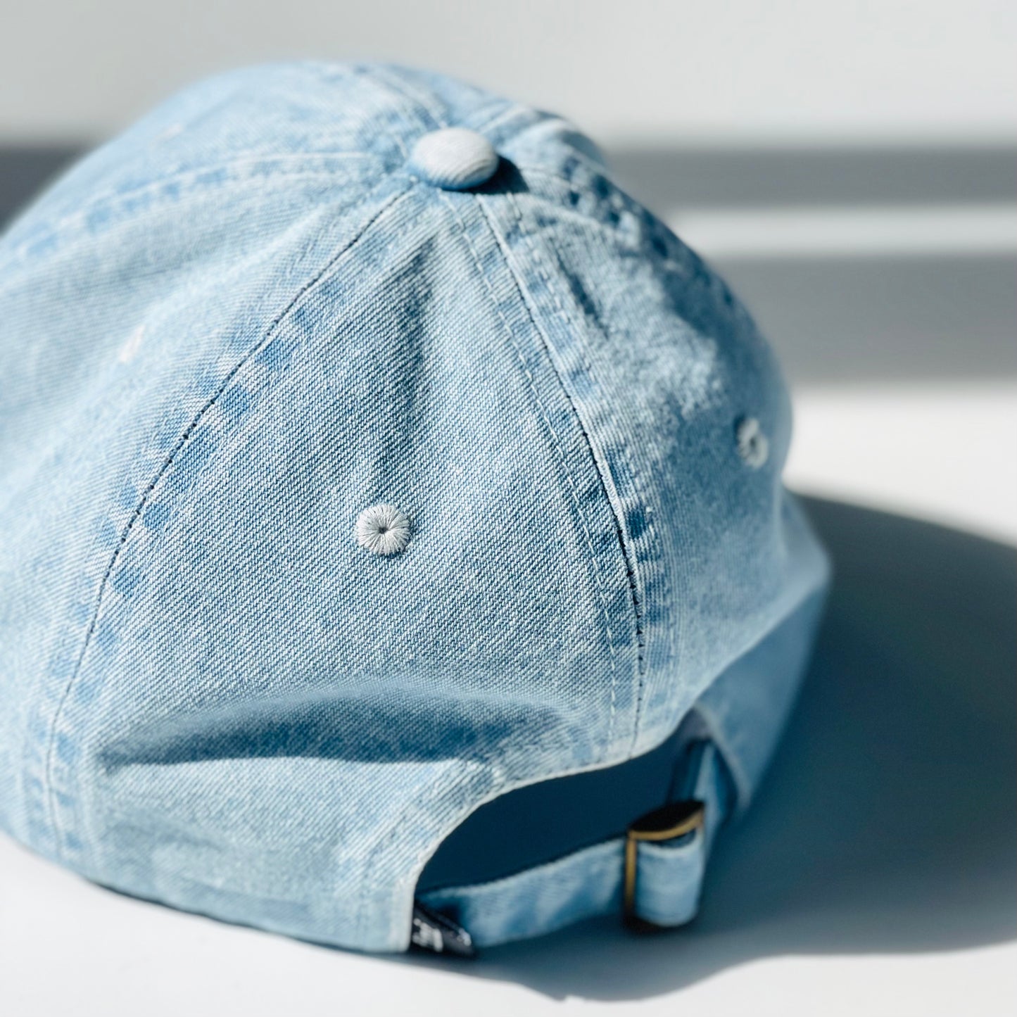 cap | coded | light blue denim