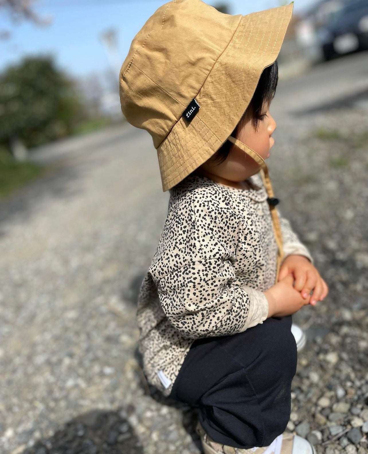 fini. bucket hat | gold-fini. the label