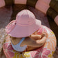 floppy hat | swim | light pink