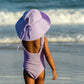 floppy hat | swim | lilac