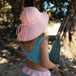 floppy hat | swim | light pink