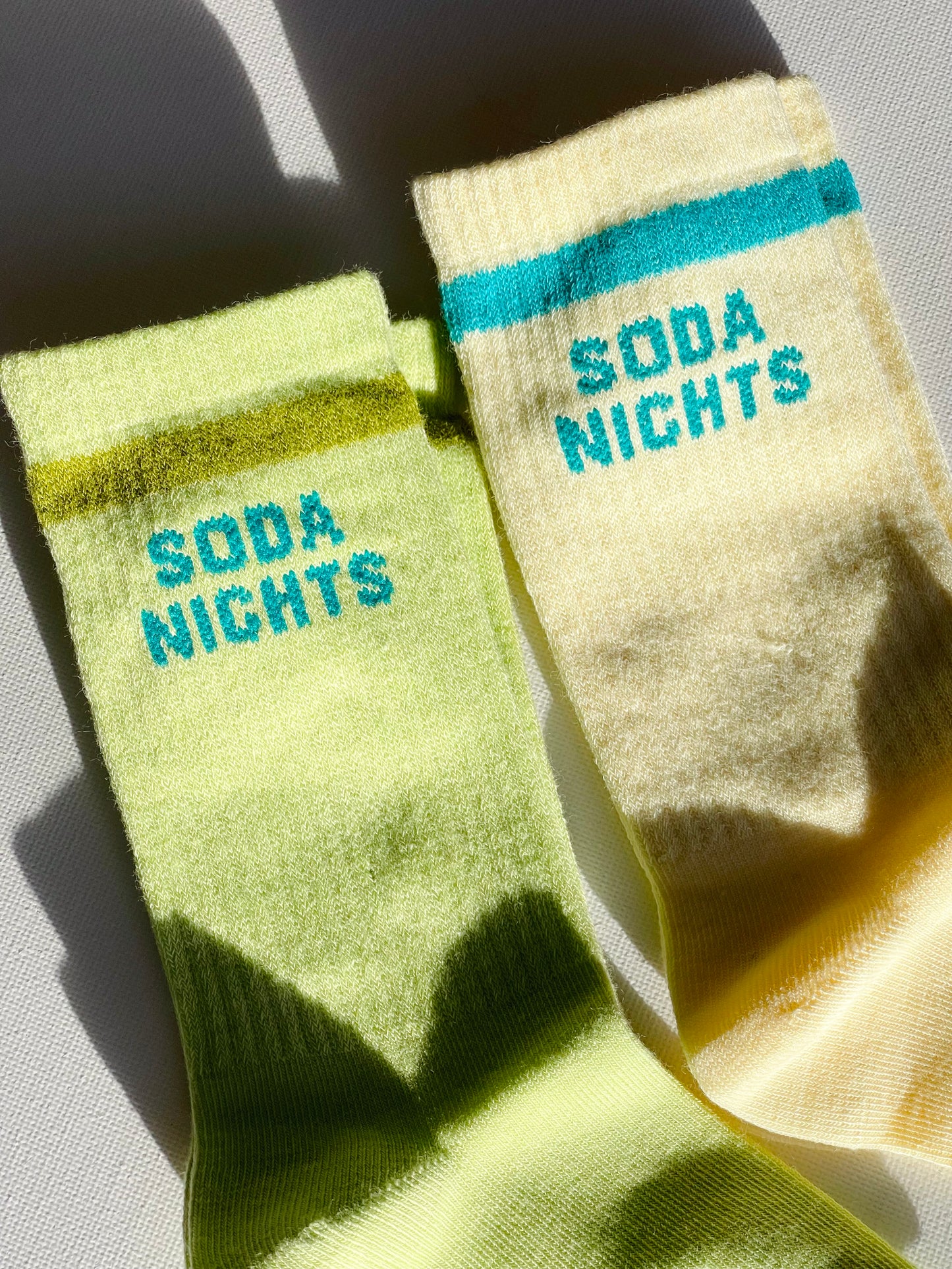 crew socks | soda nights | 2 pairs