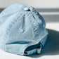kids and adult denim cap fini the label light blue unisex design