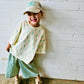 fini teal kids tee oversized boxy korean fit cotton icecream print