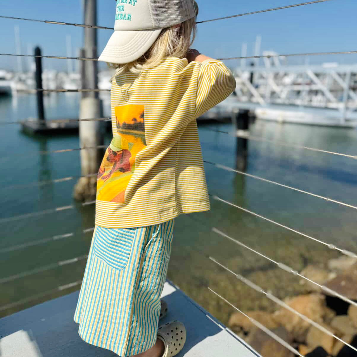 fini the label wide leg kids pants korean inspired ages 3 to 6